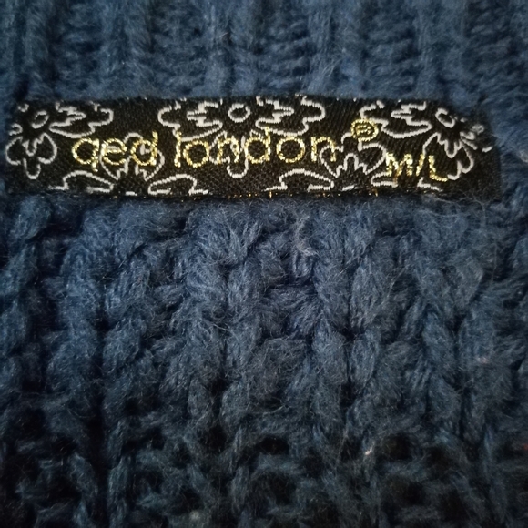 Qed London Knit Skull Sweater - Picture 2 of 6